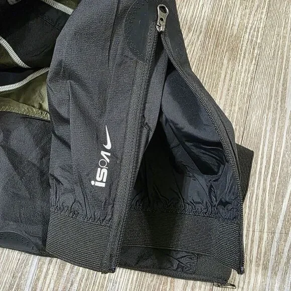 Nike Women's iSPA Pants Off Noir/ Newsprint/Iron Grey M Lined New LE DB7581-045